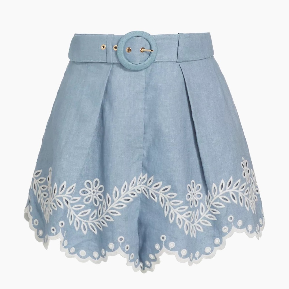 NWT ZIMMERMAN Junie Shorts. Size 2. NWT. Retails for $450. (US 8)